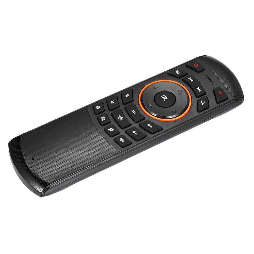 Docooler Mini 2.4GHz Wireless QWERTY Keyboard Air Mouse Handheld Remote Control 6 Gxes Gyroscope for Mini PC TV Box thumbnail