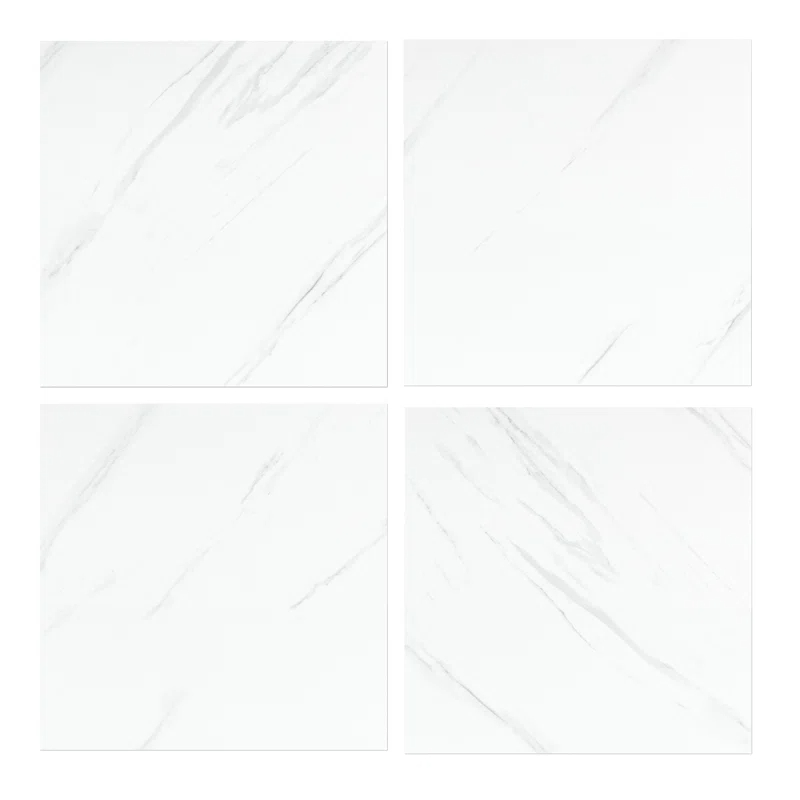 12 In. W X 12 In. L 4 Mil Peel And Stick Flooring Tile, Water Resistant Vinyl Tile Flooring -36 Sq. Ft. Case, Set Of 36 thumbnail